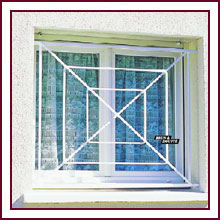 Grilles de fenêtre en fer forgé, barreaux de fenêtre
