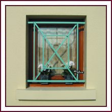 Grilles de fenêtre en fer forgé, barreaux de fenêtre